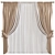 Refined Curtain 803: Perfectly Crafted 3D model small image 1