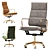 Eames Soft Pad Group Executive Chair 3D model small image 2