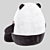 Cuddly Panda Bear Toy 3D model small image 3