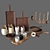 Versatile Kitchen Set 3D model small image 5