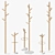 Elegant Grace Mango Coat Rack 3D model small image 4