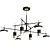 Elegant Bellto Chandeliers Set 3D model small image 5