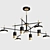 Elegant Bellto Chandeliers Set 3D model small image 9