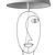 Wire Nature Table Lamp | KARE Face 3D model small image 5