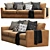 Modern Linteloo Winston 3-Seater: Stylish and Comfortable 3D model small image 2