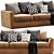 Modern Linteloo Winston 3-Seater: Stylish and Comfortable 3D model small image 5