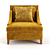 Enchanting Wing Chair by Stella Mobiliya 3D model small image 2