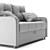 Convertible Comfort: Folding Sofa 3D model small image 4