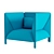 Minimalist Italian Design: Mitilo Armchair 3D model small image 4