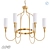 Modern Pendant Chandelier - Cloyd 3D model small image 1