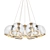 Spherical Pendant Lights with Brass Accents 3D model small image 1