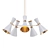 Elegant Cairo 5 Pendant Light 3D model small image 1