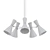 Elegant Cairo 5 Pendant Light 3D model small image 2