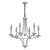 Elegant Glendale Black Crystal Chandelier 3D model small image 2