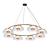 Elegant Blossi 8 Pendant Chandelier 3D model small image 1