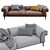Luxury Leather Sofa Soho by Gianfranco Ferre 3D model small image 4