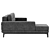 Modern and Spacious Foster Sofa 3D model small image 2