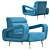 Vical Sladki Armchair | Stylish and Comfortable 3D model small image 1