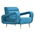 Vical Sladki Armchair | Stylish and Comfortable 3D model small image 4