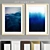 Premium Art Frame: Aesthetic Blend of Wood and Metal 3D model small image 1