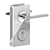 Sleek Door Handles for Aladin Swing and Aladin Pivot Plain - 12 Variations 3D model small image 2