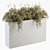 Concrete Outdoor Plant Box Set 3D model small image 1