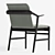 Elegant Velvet Dining Chair 3D model small image 8