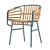 Coastal Chic Rattan Chair 3D model small image 4