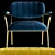 Sleek Armchair Carol: PBR-Optimized 3D model small image 2