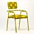 Elegant Bergman Dining Chair 3D model small image 4