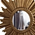 European Sunburst Mirror: Elegant and Timeless Design 3D model small image 2