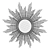 European Sunburst Mirror: Elegant and Timeless Design 3D model small image 3