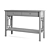 Transitional Style Console Table with Storage 3D model small image 3