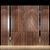 Modern Wood Wall Panel 3D model small image 1