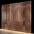 Modern Wood Wall Panel 3D model small image 3
