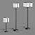 Noga + Saida Floor Lamp Set - Elegant Illumination Solution 3D model small image 2