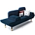 Contemporary Cubic Sofa 3D model small image 3