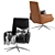 Luxe Leather Lucca Armchair 3D model small image 3