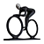 Racing Cyclist Figurine 3D model small image 3
