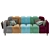 Modern Velvet Tufted Sofa 3D model small image 2