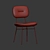 Modern Abner Dining Chair 3D model small image 4