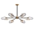 Radiant Glass Chandelier 3D model small image 1