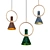 Scandinavian Style Pendant Light 3D model small image 1