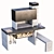 Marble Granulate BBQ Grill 3D model small image 4