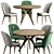 OVI Chair Clark Table: Sleek Design, Perfect for Any Space 3D model small image 1