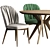 OVI Chair Clark Table: Sleek Design, Perfect for Any Space 3D model small image 3