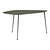 Green Metal Side Table: Rowan 3D model small image 1