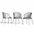 Sleek Shell Dining Chair 3D model small image 2