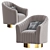 Garda Modern Armchair - Sleek and Stylish 3D model small image 4