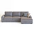 Modern Comfort: Polo Sofa 3D model small image 1